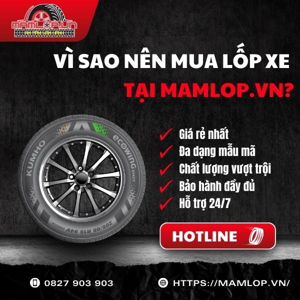 Địa chỉ cung cấp lốp xe Kumho 195/50R16 Ecowing KH27 chính hãng giá rẻ