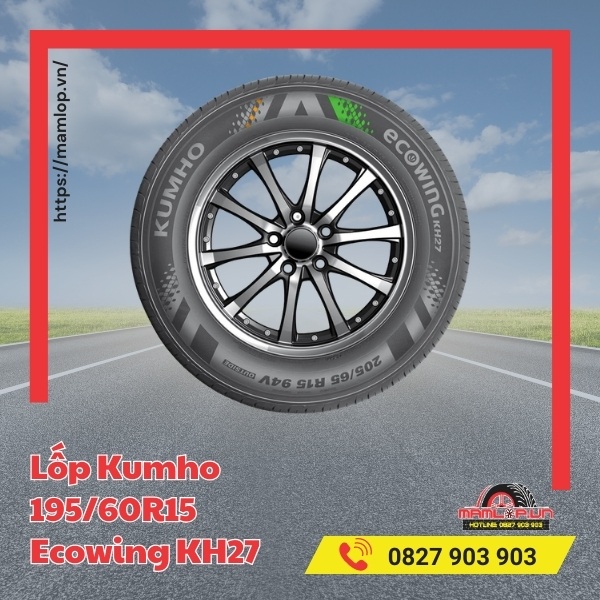 Lưu ý khi sử dụng vỏ Kumho 195/60R15 Ecowing KH27