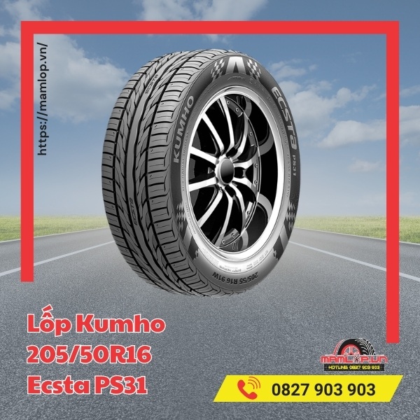 Lốp Kumho 205/50R16 Ecsta PS31 phù hợp với xe nào?