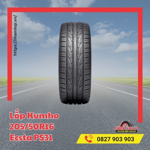 Đặc điểm nổi bật của lốp Kumho 205/50R16 Ecsta PS31