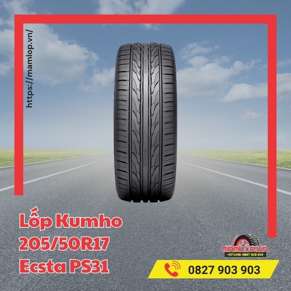 Đặc điểm nổi bật của lốp xe Kumho 205/50R17 Ecsta PS31