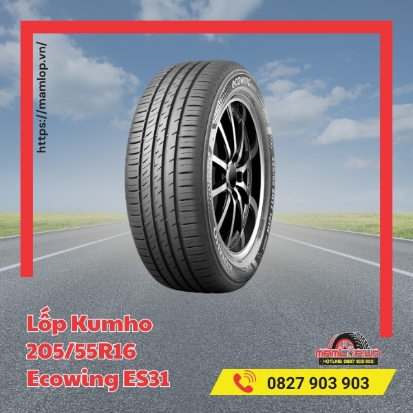 Dòng xe tương thích với lốp Kumho 205/55R16 Ecowing ES31