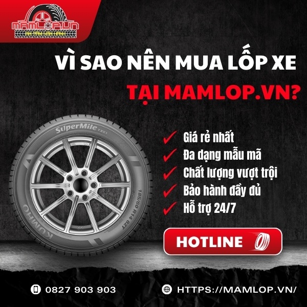 Mua lốp xe Kumho 205/65R15 Super Mile TX61 ở đâu chính hãng giá rẻ?