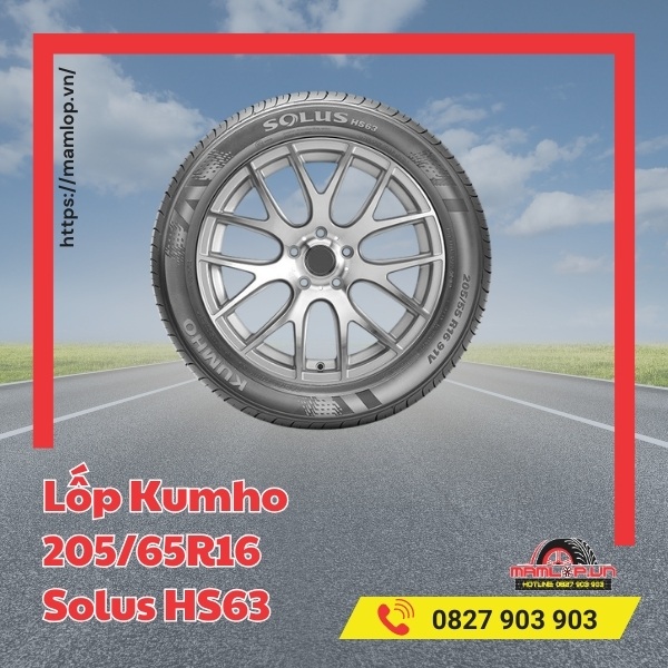 Đặc tính của lốp Kumho 205/65R16 Solus HS63