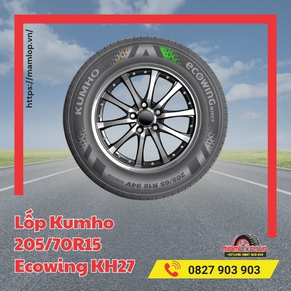 Lưu ý khi sử dụng vỏ ô tô Kumho 205/70R15 Ecowing KH27