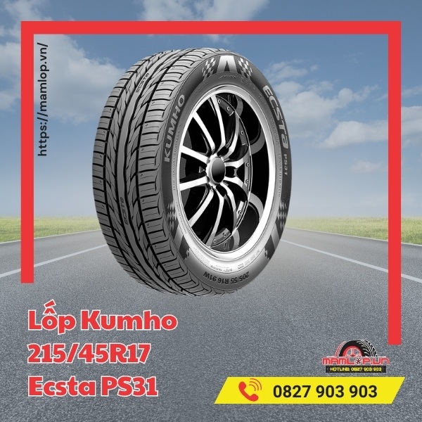 Lốp Kumho 215/45R17 Ecsta PS31 tương thích với xe gì?