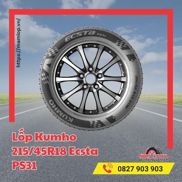 Lốp Kumho 215/45R18 Ecsta PS31 phù hợp với xe gì?