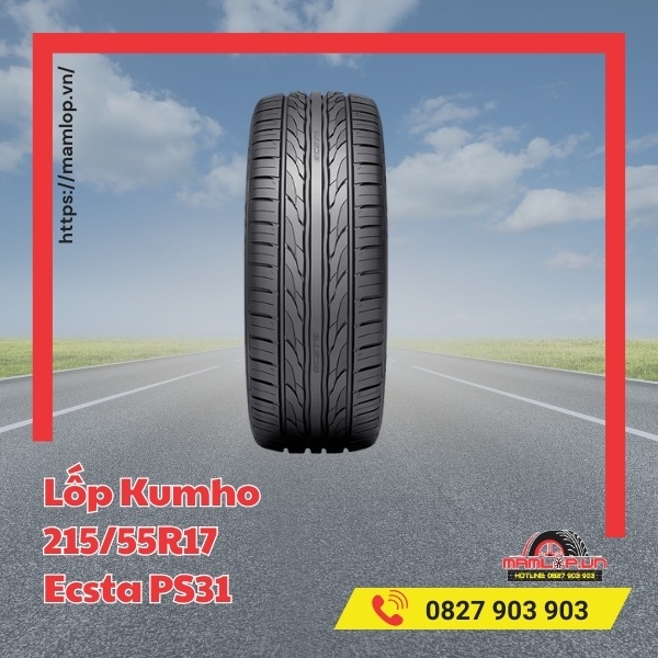 Đặc tính của lốp Kumho 215/55R17 Ecsta PS31