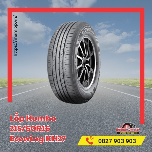Lưu ý khi sử dụng vỏ xe Kumho 215/60R16 Ecowing KH27