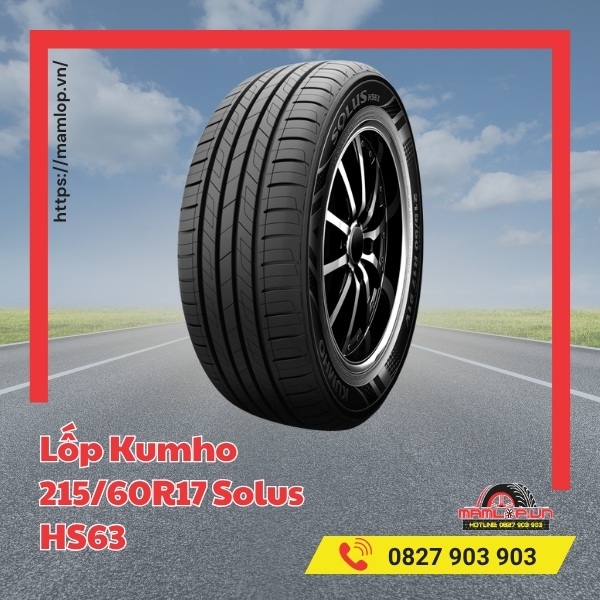 Lốp Kumho 215/60R17 Solus HS63