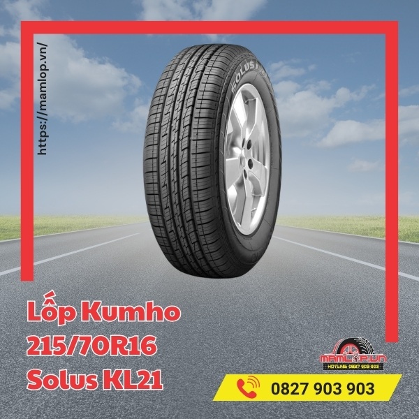 Lốp Kumho 215/70R16 Solus KL21 tương thích với xe nào?