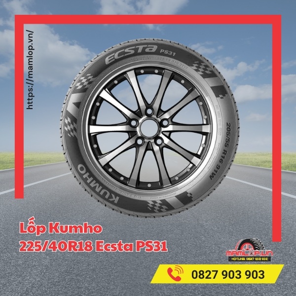Lốp Kumho 225/40R18 Ecsta PS31 phù hợp với dòng xe gì?