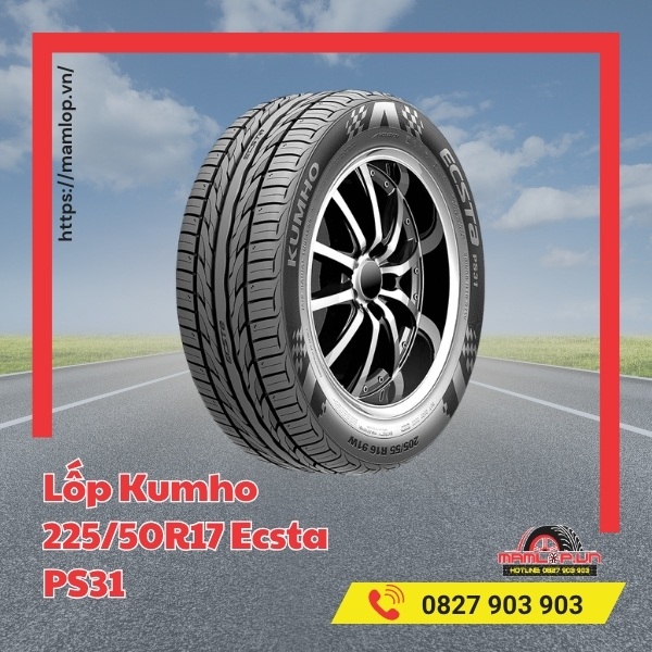 Dòng xe tương thích với lốp Kumho 225/50R17 Ecsta PS31