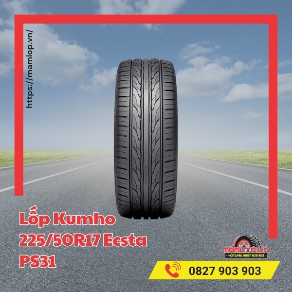 Lưu ý khi sử dụng lốp ô tô Kumho 225/50R17 Ecsta PS31