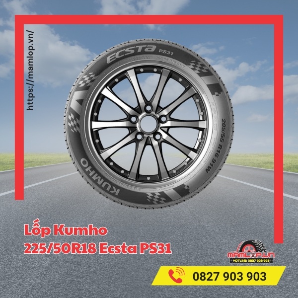 Dòng xe tương thích vỏ Kumho 225/50R18 Ecsta PS31