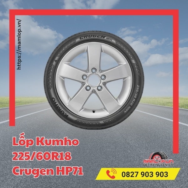Lốp Kumho 225/60R18 Crugen HP71 phù hợp với xe gì?