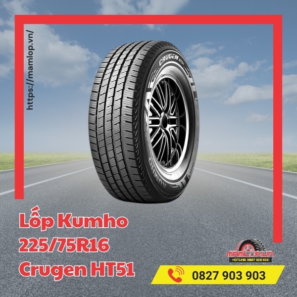 Dòng xe phù hợp với lốp Kumho 225/75R16 Crugen HT51