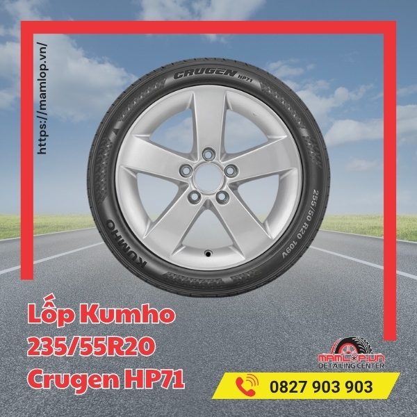 Lốp Kumho 235/55R20 Crugen HP71 tương thích với xe gì?