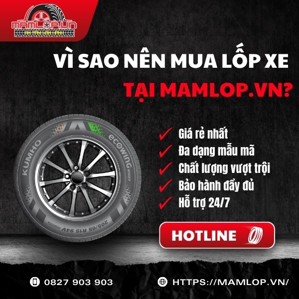 Mua lốp Kumho 235/60R16 Ecowing KH27 ở đâu uy tín giá rẻ?