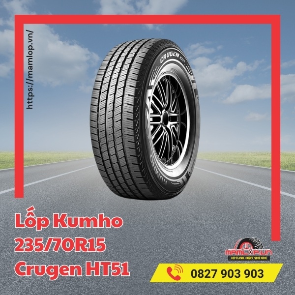 Các xe tương thích với lốp Kumho 235/70R15 Crugen HT51