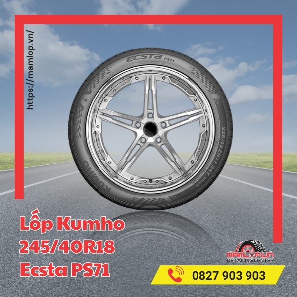 Lốp Kumho 245/40R18 Ecsta PS71 tương thích dòng xe nào?