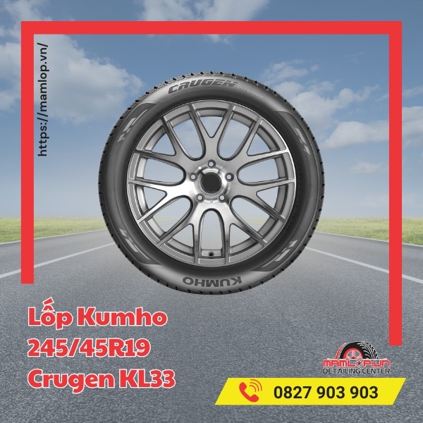 Lốp Kumho 245/45R19 Crugen KL33 tương thích với xe gì?