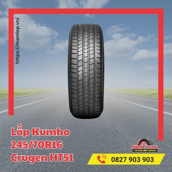 Đặc tính của vỏ Kumho 245/70R16 Crugen HT51