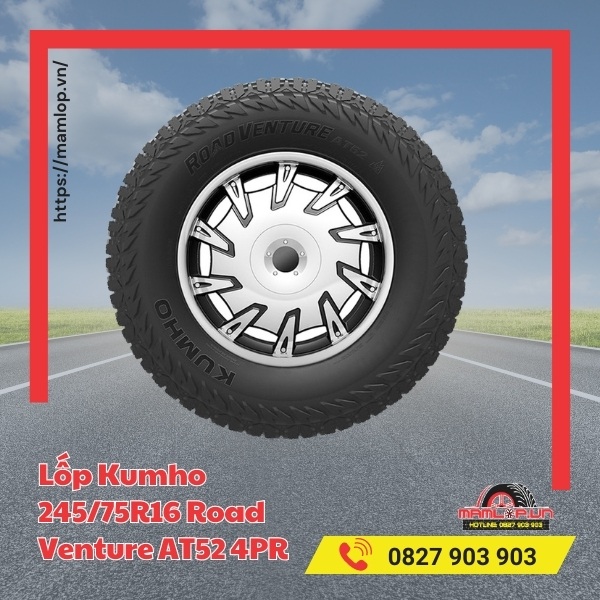 Đặc điểm của lốp Kumho 245/75R16 Road Venture AT52 4PR