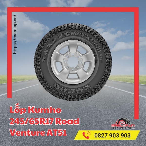 Lưu ý khi dùng lốp ô tô Kumho 245/65R17 Road Venture AT51