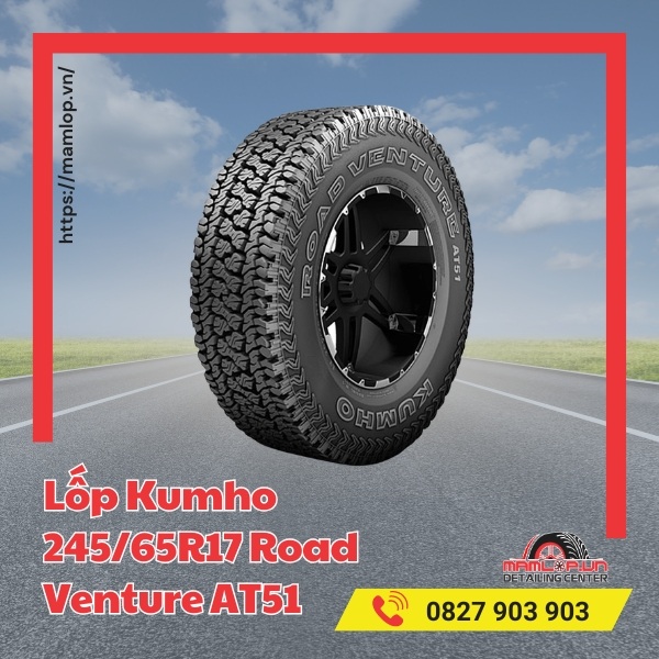 Lốp Kumho 245/65R17 Road Venture AT51 tương thích với xe gì?