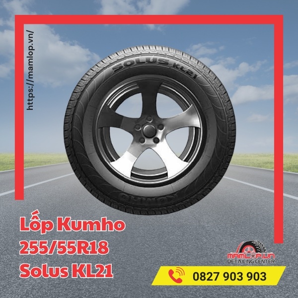 Lốp Kumho 255/55R18 Solus KL21 tương thích với xe nào?