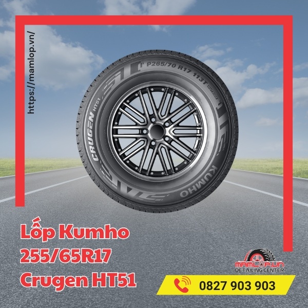 Lốp Kumho 255/65R17 Crugen HT51 phù hợp với xe gì?