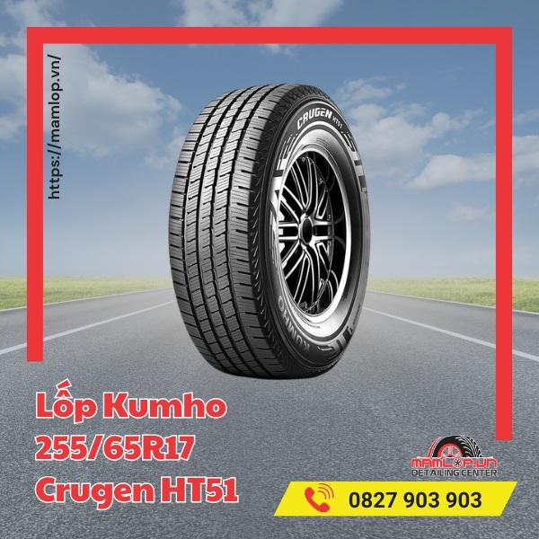 Đặc điểm của vỏ ô tô Kumho 255/65R17 Crugen HT51