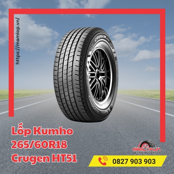 Đặc tính của vỏ Kumho 265/60R18 Crugen HT51