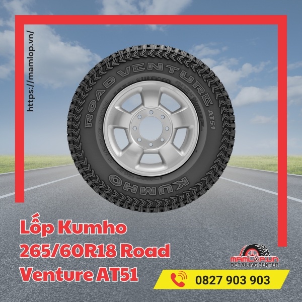 Dòng xe phù hợp với lốp Kumho 265/60R18 Road Venture AT51