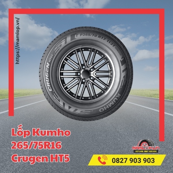 Đặc điểm của vỏ Kumho 265/75R16 Crugen HT51