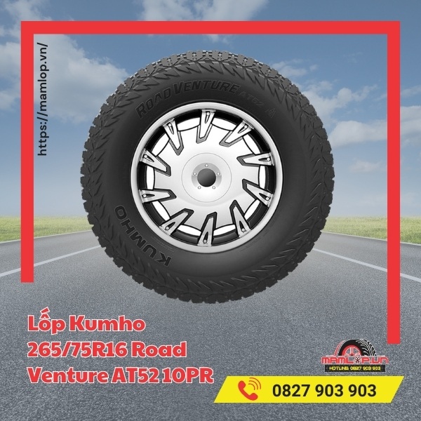 Lưu ý khi sử dụng vỏ xe Kumho 265/75R16 Road Venture AT52 10PR