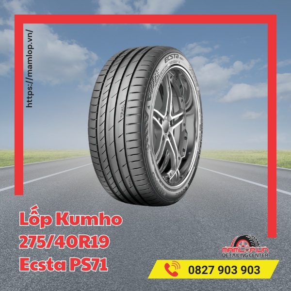 Lưu ý khi sử dụng lốp ô tô Kumho 275/40R19 Ecsta PS71