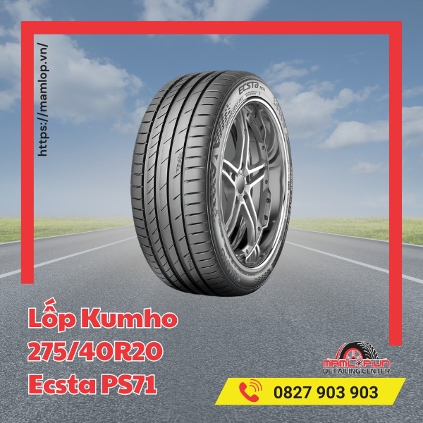 Đặc điểm của vỏ ô tô Kumho 275/40R20 Ecsta PS71