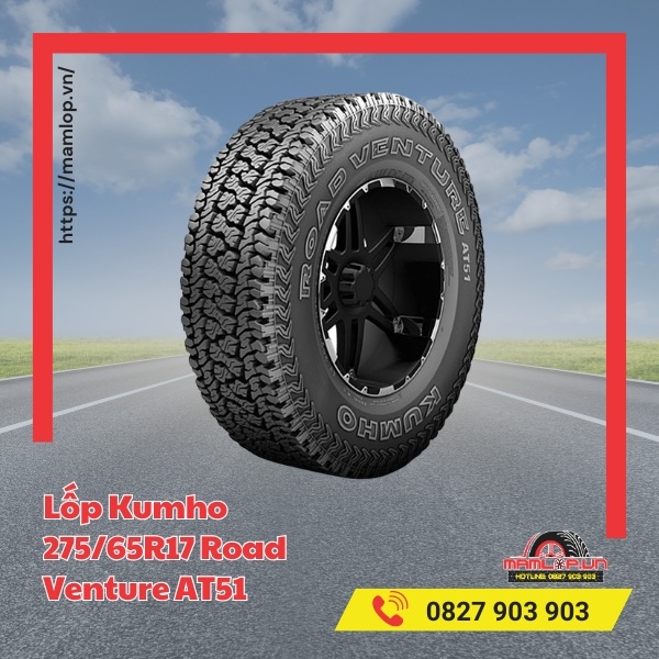 Lốp Kumho 275/65R17 Road Venture AT51 tương thích với xe nào?