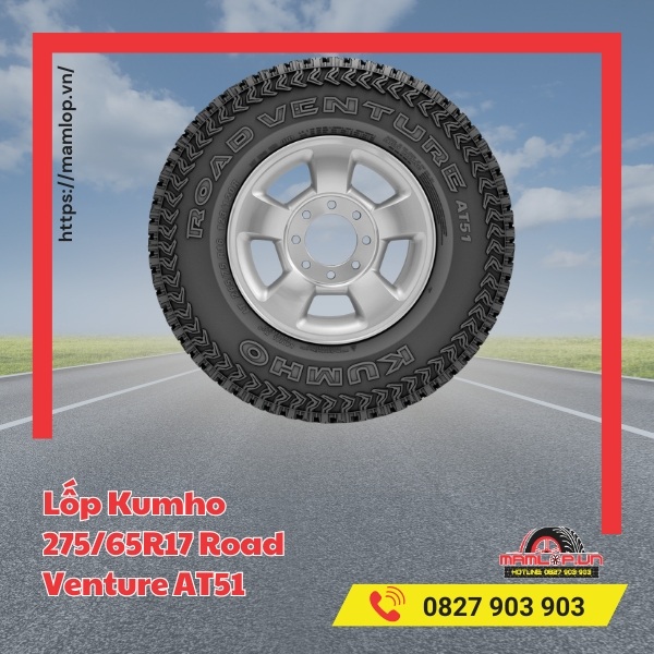 Lưu ý khi dùng lốp xe Kumho 275/65R17 Road Venture AT51