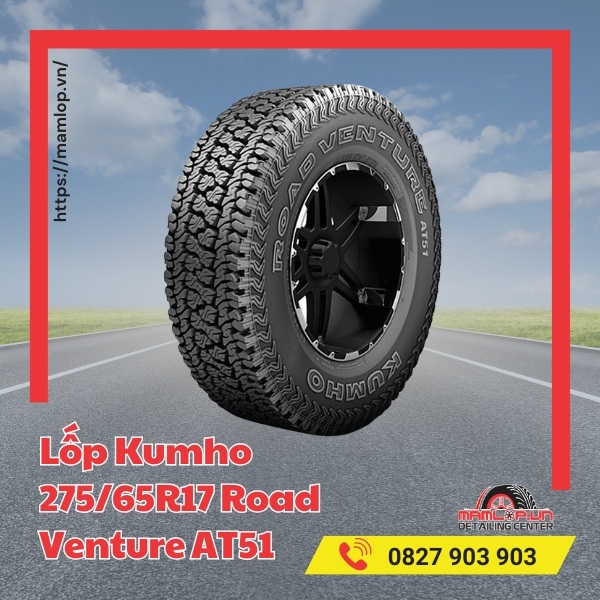 Lốp Kumho 275/65R17 Road Venture AT51 tương thích với xe nào?