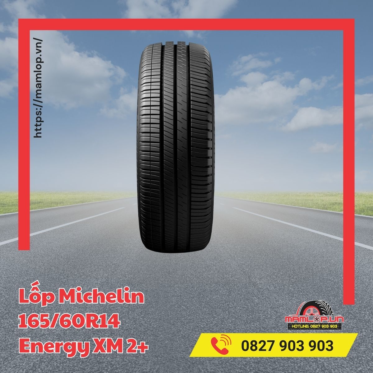 Đặc tính nổi bật của lốp Michelin 165/65R14 Energy XM 2+
