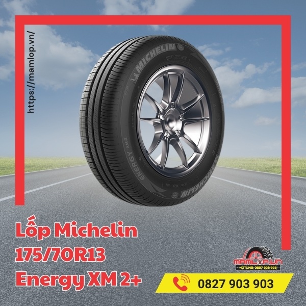 Thông số kỹ thuật của lốp Michelin 175/70R13 Energy XM 2+