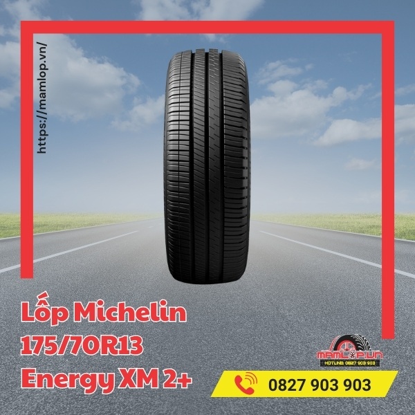 Lốp ô tô Michelin 175/70R13 Energy XM 2+ tương thích với dòng xe nào?