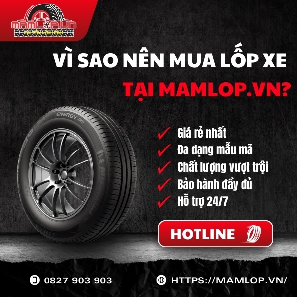 Mua lốp xe Michelin 195/60R16 Energy XM 2+ ở đâu uy tín giá rẻ?