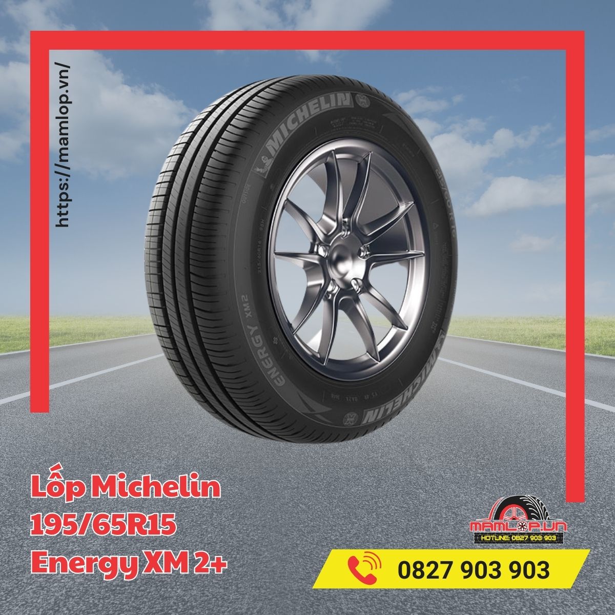 Dòng xe tương thích với vỏ Michelin 195/65R15 Energy XM 2+