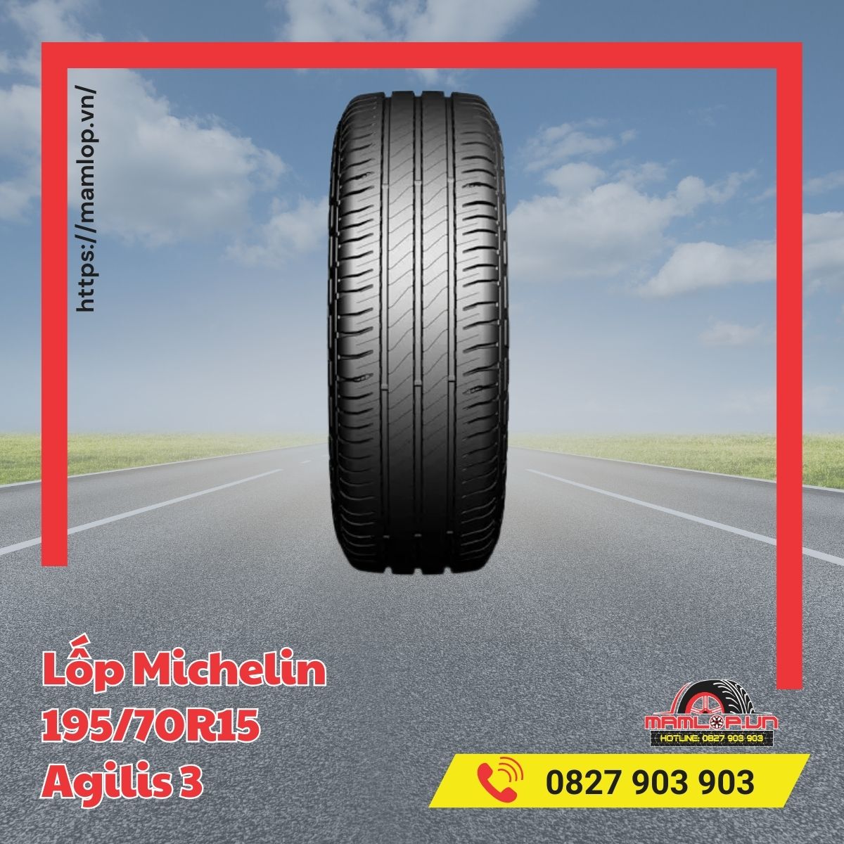 Đặc tính nổi bật của vỏ xe Michelin 195/70R15 Agilis 3