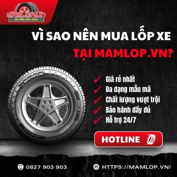 Địa chỉ mua lốp Michelin 195/75R16 Agilis 3 chính hãng tại TPHCM
