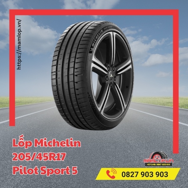 Lốp Michelin 205/45R17 Pilot Sport 5 phù hợp với xe gì?